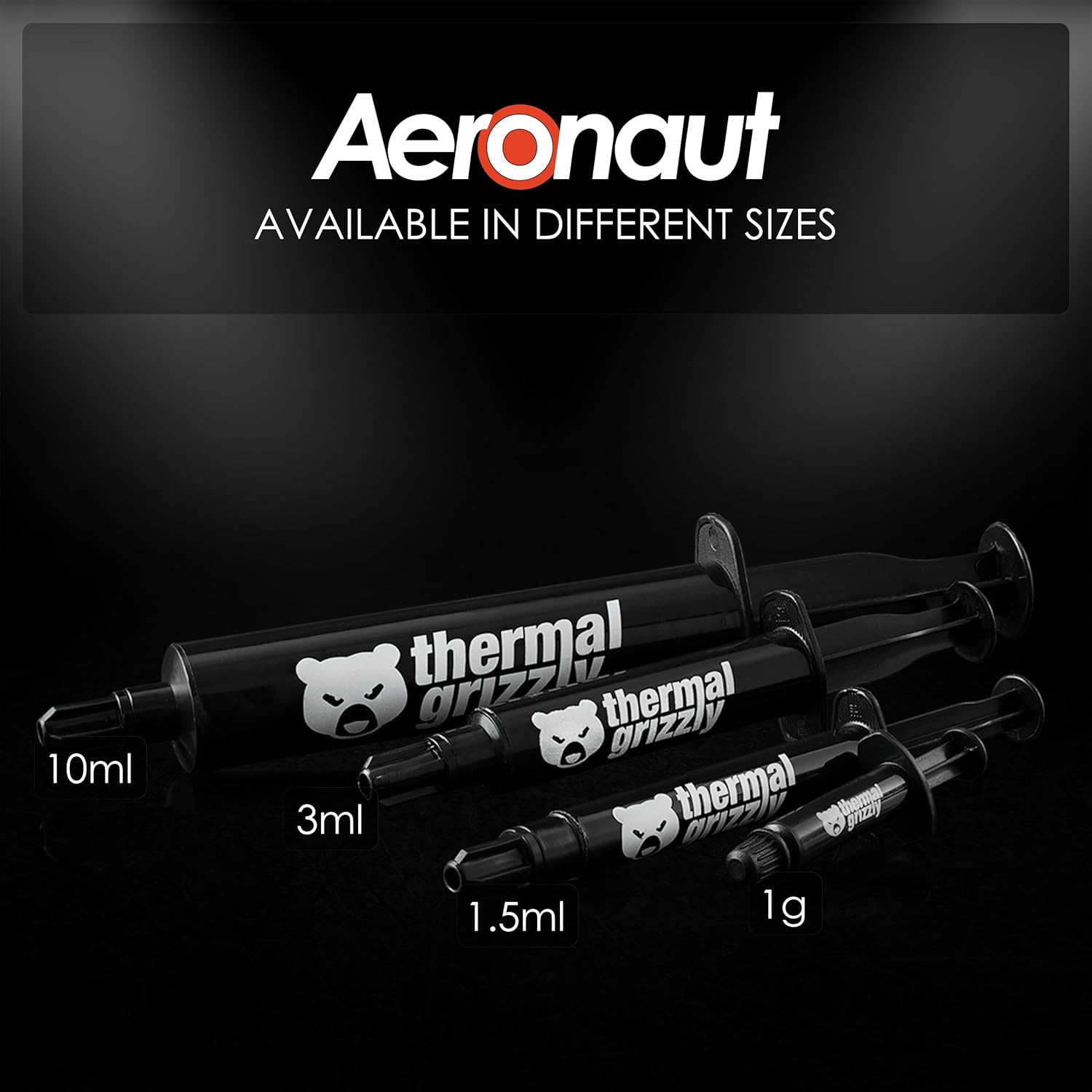 Thermal Grizzly Aeronaut - 1 Gram - High Performance Thermal Paste - Ideal Entry Level Thermal Paste - Compatible with Most Cooling Solutions CPU_GPU_PS4_PS5_Xbox3