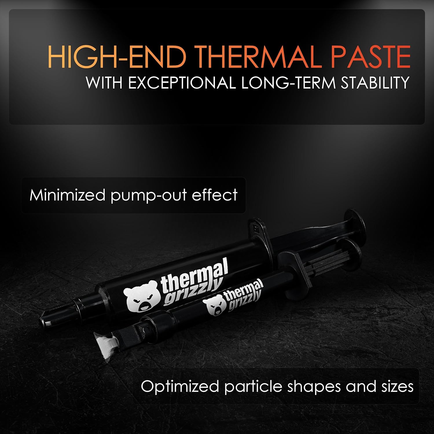Thermal Grizzly Duronaut - 2 Gram - Enhanced Durability & High Performance Thermal Paste - for Maximum Thermal Conductivity While Overclocking CPU_GPU_PS4_PS5_Xbox2